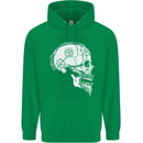 Viking Skull Thor Valhalla Norse Mythology Childrens Kids Hoodie Irish Green