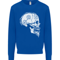 Viking Skull Thor Valhalla Norse Mythology Kids Sweatshirt Jumper Royal Blue
