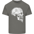 Viking Skull Thor Valhalla Norse Mythology Kids T-Shirt Childrens Charcoal