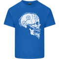Viking Skull Thor Valhalla Norse Mythology Kids T-Shirt Childrens Royal Blue