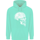 Viking Skull Thor Valhalla Norse Mythology Mens 80% Cotton Hoodie Peppermint
