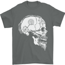 Viking Skull Thor Valhalla Norse Mythology Mens T-Shirt Cotton Gildan Charcoal