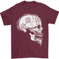 Viking Skull Thor Valhalla Norse Mythology Mens T-Shirt Cotton Gildan Maroon