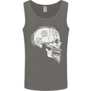 Viking Skull Thor Valhalla Norse Mythology Mens Vest Tank Top Charcoal