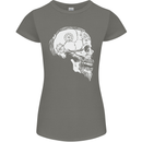 Viking Skull Thor Valhalla Norse Mythology Womens Petite Cut T-Shirt Charcoal