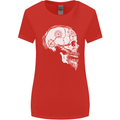 Viking Skull Thor Valhalla Norse Mythology Womens Wider Cut T-Shirt Red