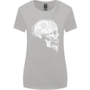 Viking Skull Thor Valhalla Norse Mythology Womens Wider Cut T-Shirt Sports Grey