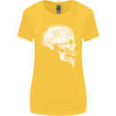 Viking Skull Thor Valhalla Norse Mythology Womens Wider Cut T-Shirt Yellow