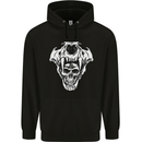 Viking Skull With Valknut Symbol Childrens Kids Hoodie Black