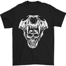 Viking Skull With Valknut Symbol Mens T-Shirt 100% Cotton Black