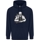 Viking Skull & Sword Thor Valhalla Childrens Kids Hoodie Navy Blue