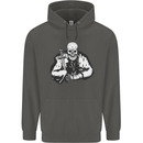 Viking Skull & Sword Thor Valhalla Childrens Kids Hoodie Storm Grey