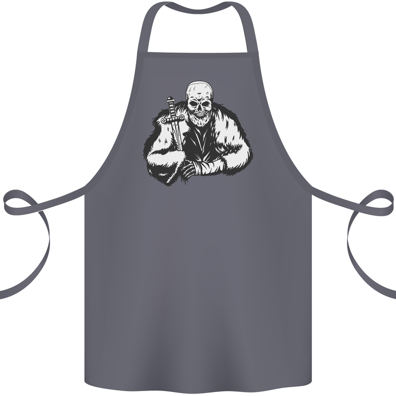 Viking Skull & Sword Thor Valhalla Cotton Apron 100% Organic Steel