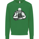 Viking Skull & Sword Thor Valhalla Kids Sweatshirt Jumper Irish Green