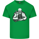 Viking Skull & Sword Thor Valhalla Mens Cotton T-Shirt Tee Top Irish Green