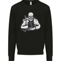 Viking Skull & Sword Thor Valhalla Mens Sweatshirt Jumper Black