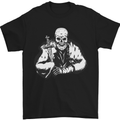 Viking Skull & Sword Thor Valhalla Mens T-Shirt Cotton Gildan Black