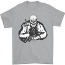 Viking Skull & Sword Thor Valhalla Mens T-Shirt Cotton Gildan Sports Grey