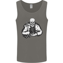 Viking Skull & Sword Thor Valhalla Mens Vest Tank Top Charcoal