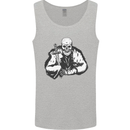 Viking Skull & Sword Thor Valhalla Mens Vest Tank Top Sports Grey