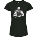 Viking Skull & Sword Thor Valhalla Womens Petite Cut T-Shirt Black