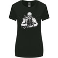 Viking Skull & Sword Thor Valhalla Womens Wider Cut T-Shirt Black