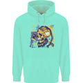 Viking Symbols Skull Childrens Kids Hoodie Peppermint