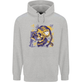 Viking Symbols Skull Childrens Kids Hoodie Sports Grey