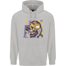 Viking Symbols Skull Childrens Kids Hoodie Sports Grey