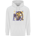 Viking Symbols Skull Childrens Kids Hoodie White