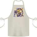 Viking Symbols Skull Cotton Apron 100% Organic Natural