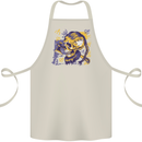 Viking Symbols Skull Cotton Apron 100% Organic Natural