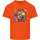 Viking Symbols Skull Kids T-Shirt Childrens Orange
