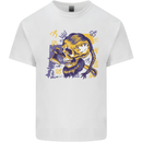 Viking Symbols Skull Kids T-Shirt Childrens White
