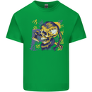 Viking Symbols Skull Mens Cotton T-Shirt Tee Top Irish Green