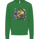 Viking Symbols Skull Mens Sweatshirt Jumper Irish Green