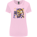 Viking Symbols Skull Womens Wider Cut T-Shirt Light Pink