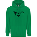 Viking Thor Odin Valhalla Norse Mythology Childrens Kids Hoodie Irish Green