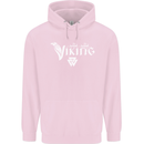 Viking Thor Odin Valhalla Norse Mythology Childrens Kids Hoodie Light Pink