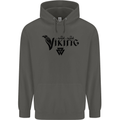 Viking Thor Odin Valhalla Norse Mythology Childrens Kids Hoodie Storm Grey