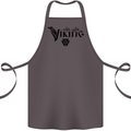 Viking Thor Odin Valhalla Norse Mythology Cotton Apron 100% Organic Dark Grey