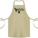 Viking Thor Odin Valhalla Norse Mythology Cotton Apron 100% Organic Khaki