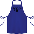 Viking Thor Odin Valhalla Norse Mythology Cotton Apron 100% Organic Royal Blue