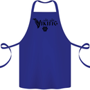 Viking Thor Odin Valhalla Norse Mythology Cotton Apron 100% Organic Royal Blue