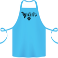 Viking Thor Odin Valhalla Norse Mythology Cotton Apron 100% Organic Turquoise