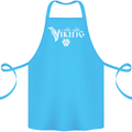 Viking Thor Odin Valhalla Norse Mythology Cotton Apron 100% Organic Turquoise