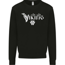 Viking Thor Odin Valhalla Norse Mythology Kids Sweatshirt Jumper Black