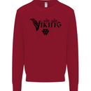 Viking Thor Odin Valhalla Norse Mythology Kids Sweatshirt Jumper Red