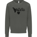 Viking Thor Odin Valhalla Norse Mythology Kids Sweatshirt Jumper Storm Grey