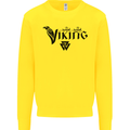 Viking Thor Odin Valhalla Norse Mythology Kids Sweatshirt Jumper Yellow